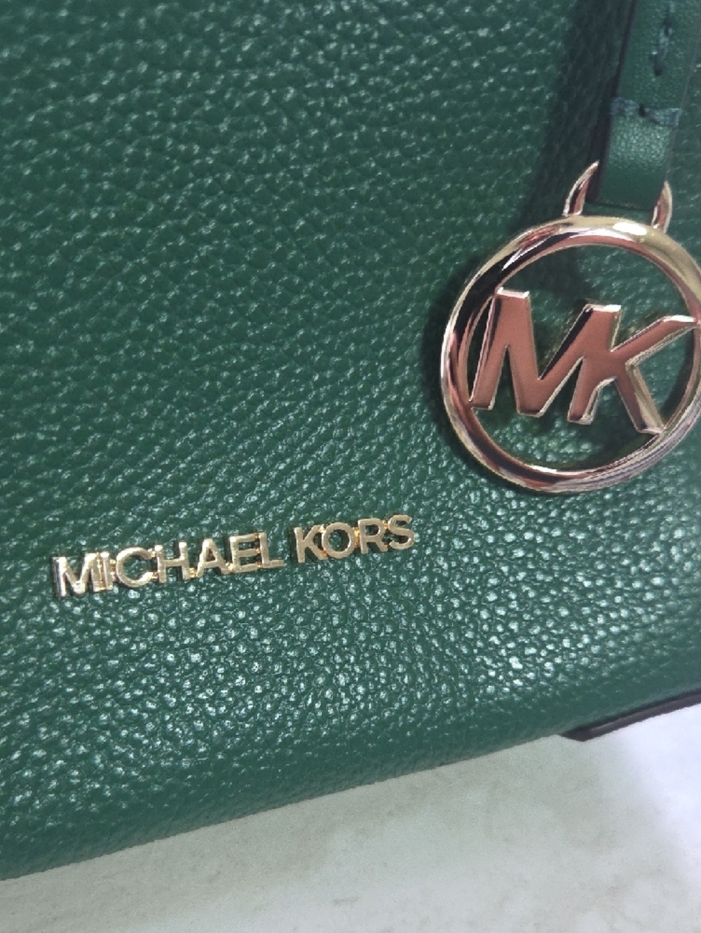 Michael Kors Jewel Green Mini Mercer Bag with MK Charm - Picture 2 of 8